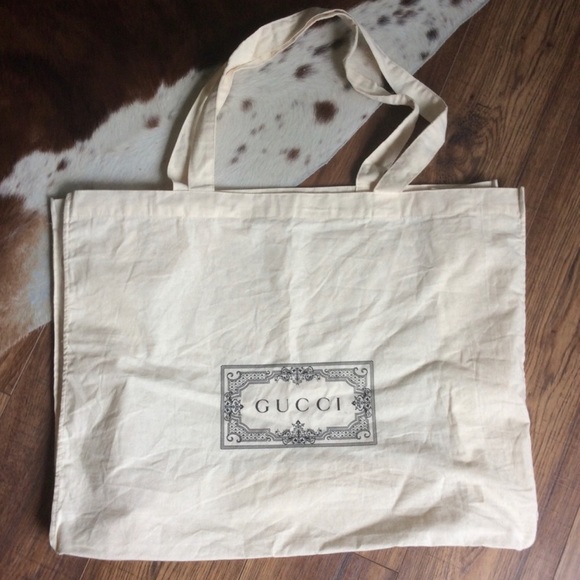 XXL Gucci Logo Canvas Bag - Picture 1 of 5